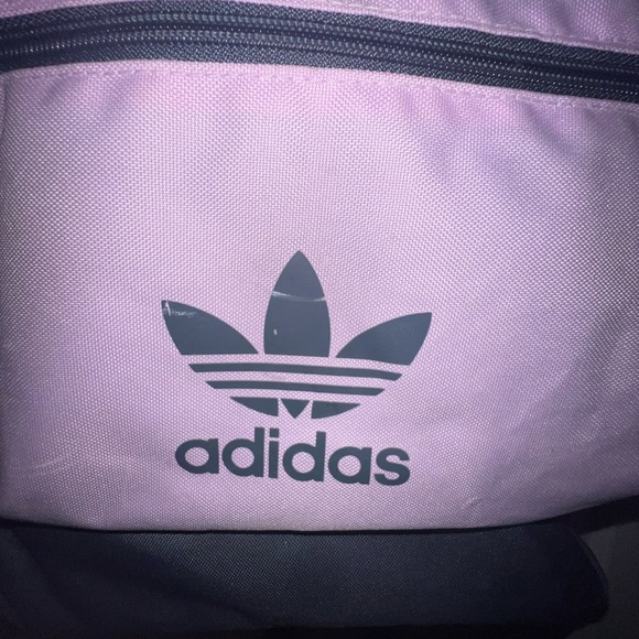 Adidas Pastel Pink and Charcoal Backpack - Picture 2 of 4